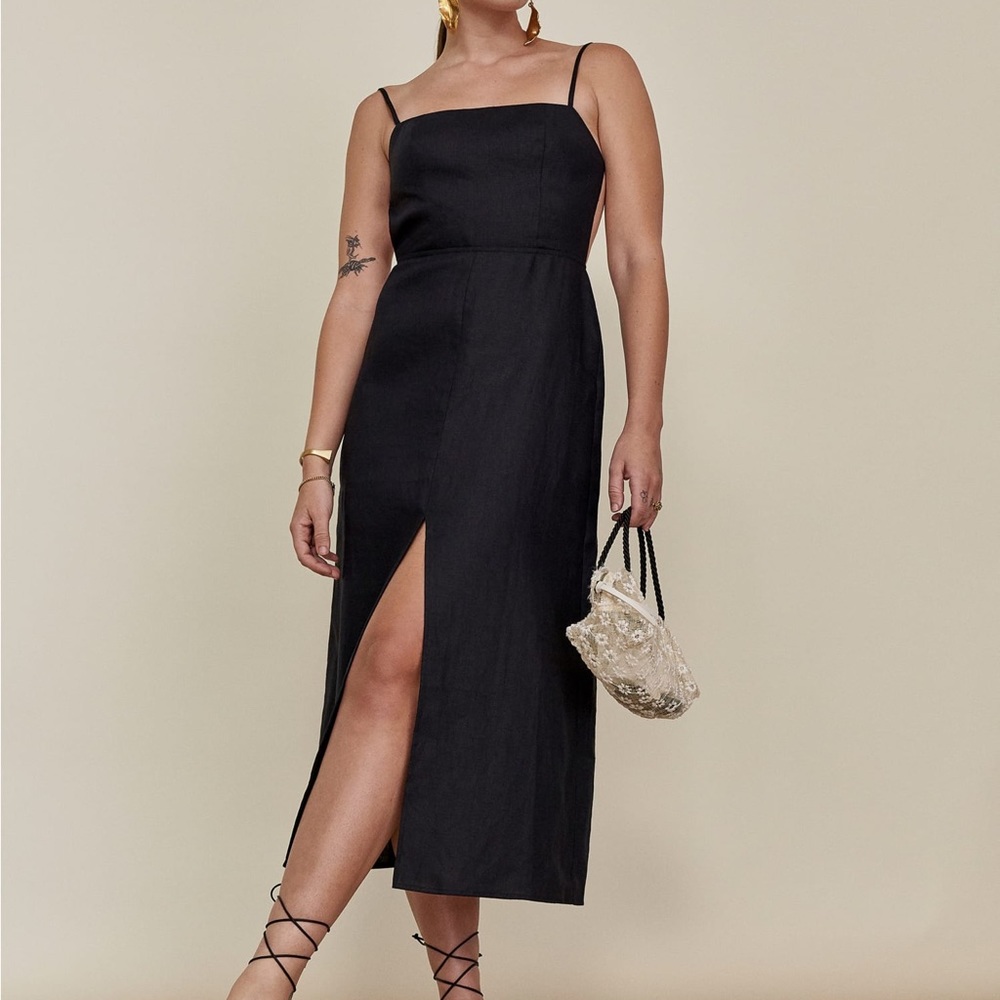 Nia linen dress reformation